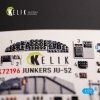 KELIK K72196 Ju-52 - interior 3D decals for Italeri kit 1/72